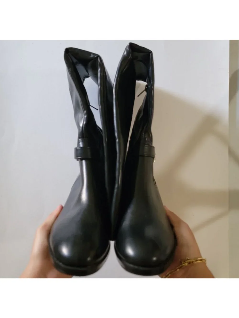NEW Dolce Vita Elyse Over The Knee Boots Riding Moto Goth Emo Chic Womens 8